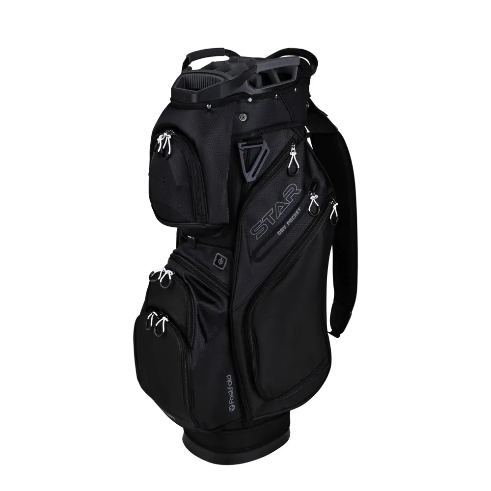FastFold STAR Cartbag Golftasche schwarz