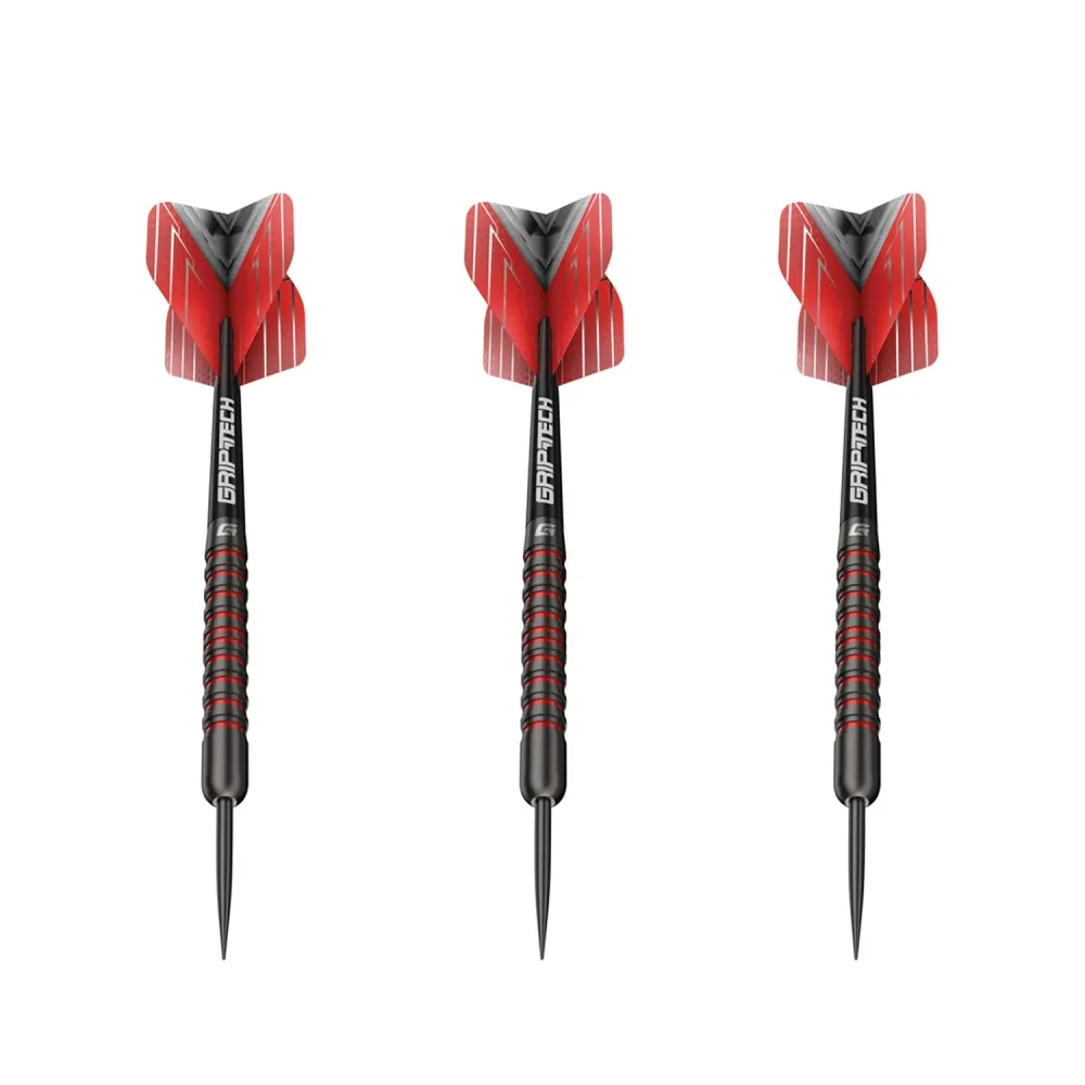 GOAT Podium Steeldart 20 g 3er Set schwarz/rot