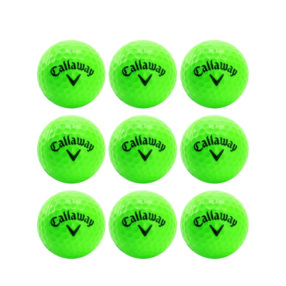 Callaway Übungsball Soft Flight mit HEX 9er Set grün