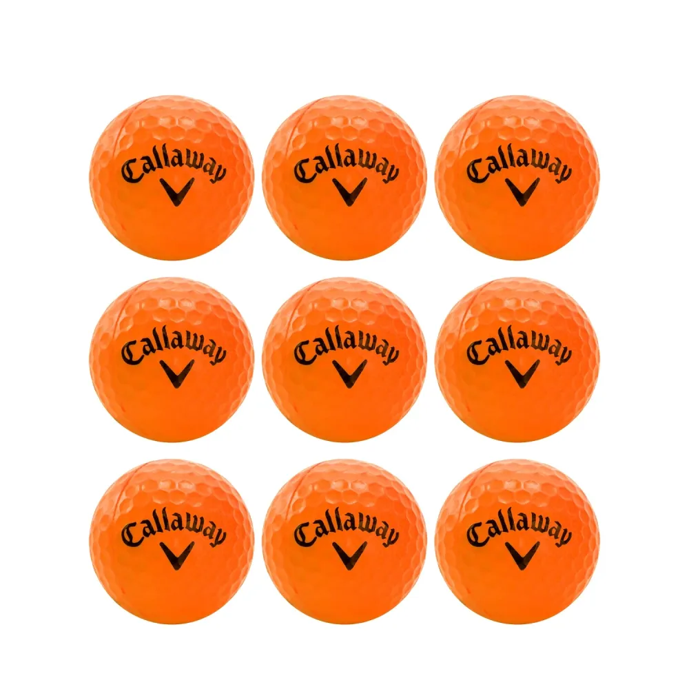 Callaway Übungsball Soft Flight mit HEX 9er Set orange
