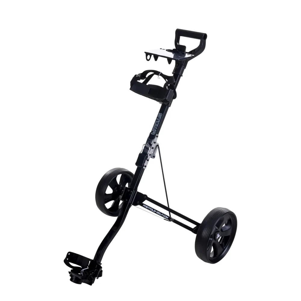 FastFold Golftrolley Aluminium 2-Rad schwarz