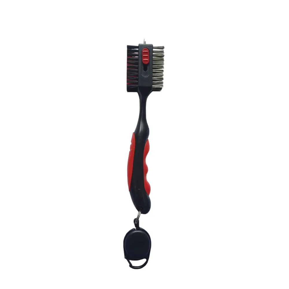 LEGEND Golfbürste Premium 43 cm schwarz/rot