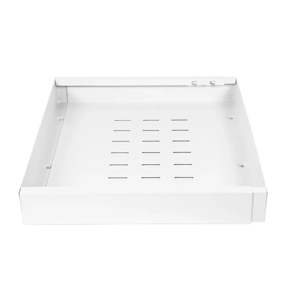Teleskopschublade verstellbar 42 - 68 cm weiss
