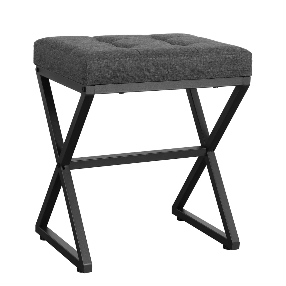 Sitzhocker NERIO grau/schwarz