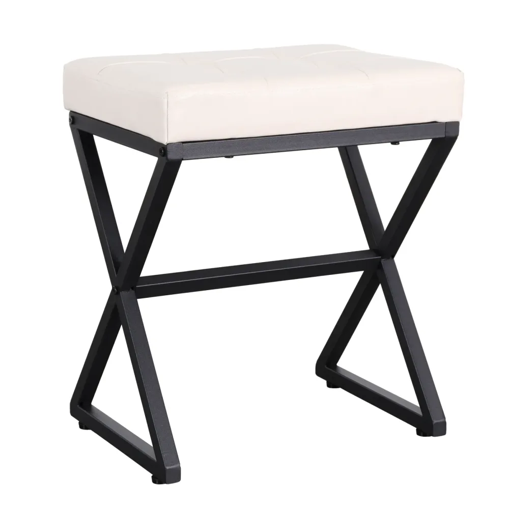 Sitzhocker NERIO beige/schwarz