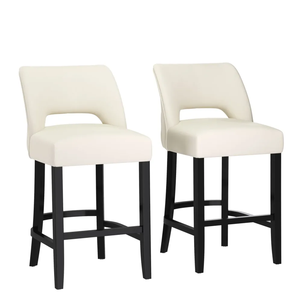 Barhocker SIVARA 2er Set beige