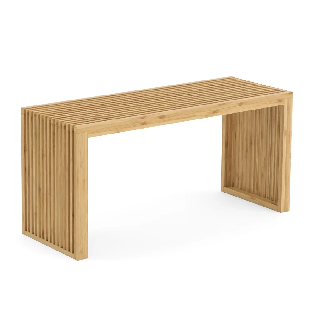 Sitzbank Bambus NORESSO 90 cm natur