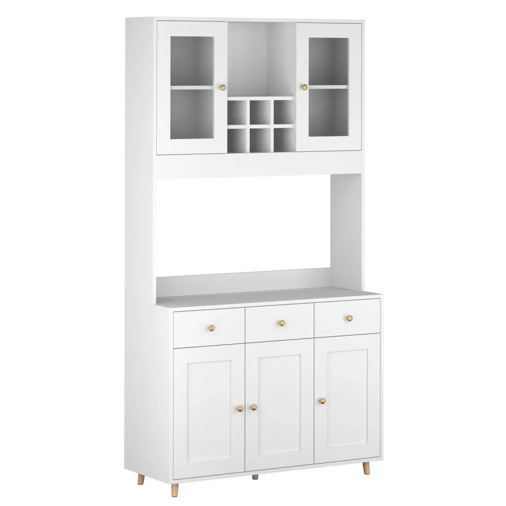 Küchenbuffet 100 x 181 cm weiss