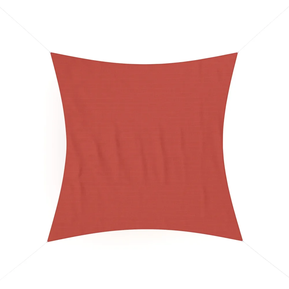 Sonnensegel Quadrat 3 x 3 m rot