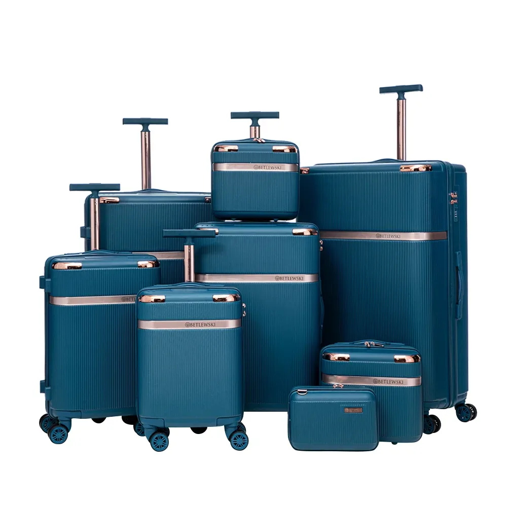 Reisekoffer Hartschalenkoffer VIRELLA 8er Set dunkelblau