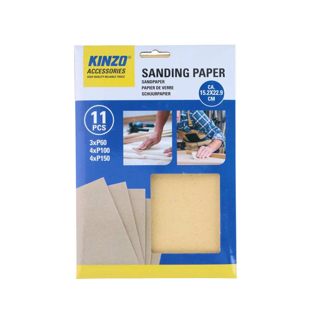 Schleifpapier Set 11-teilig