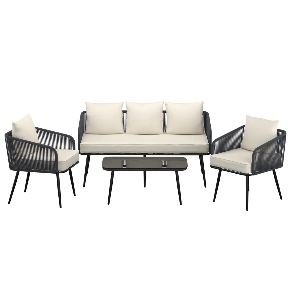 Lounge ROCCA hellgrau/beige