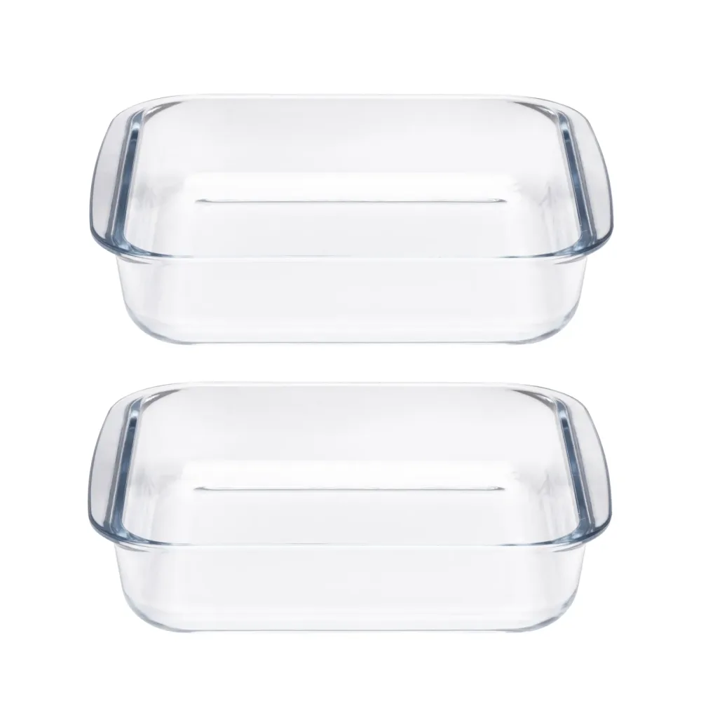Auflaufform quadratisch 2er Set