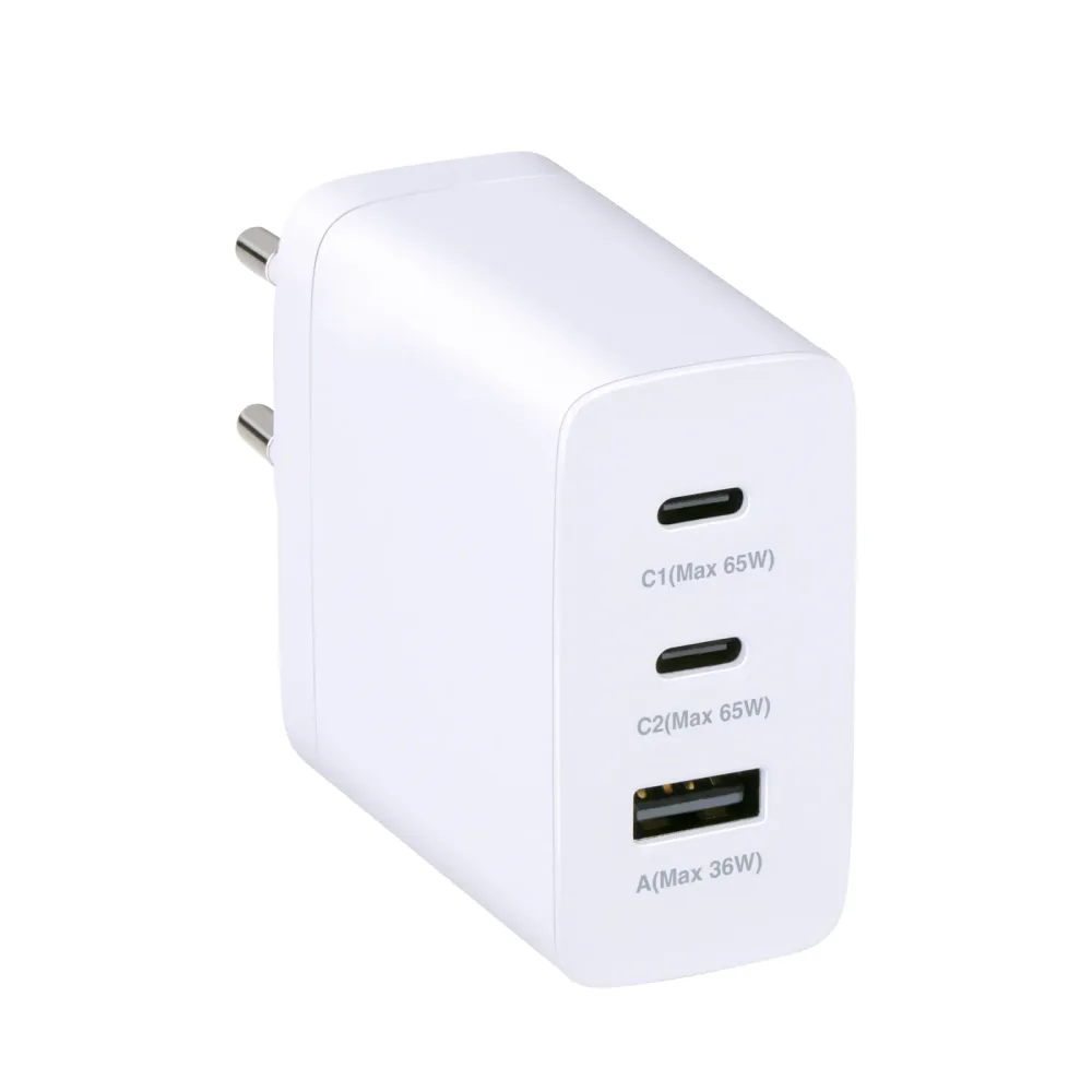 USB-A/USB-C Ladegerät 3-Port GaN 65 W