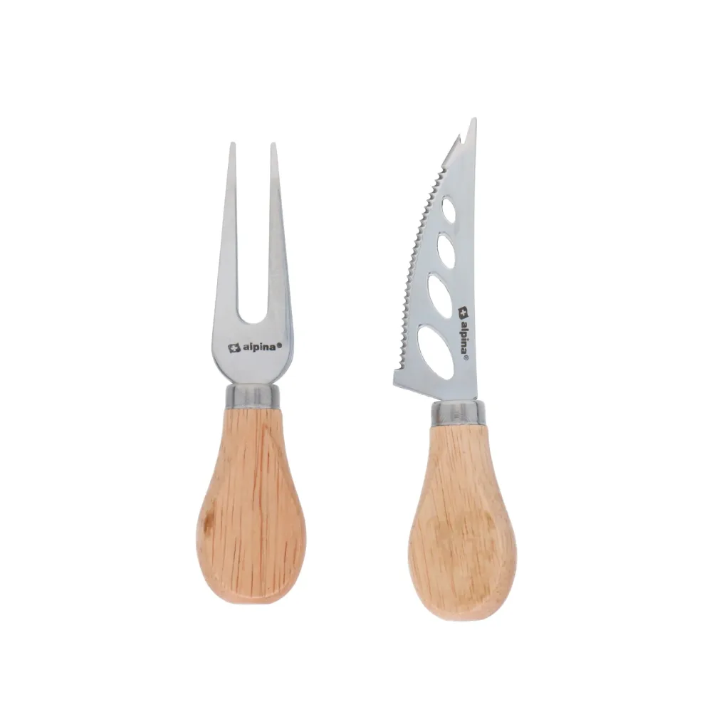 Käsemesser Set Holz 2-teilig