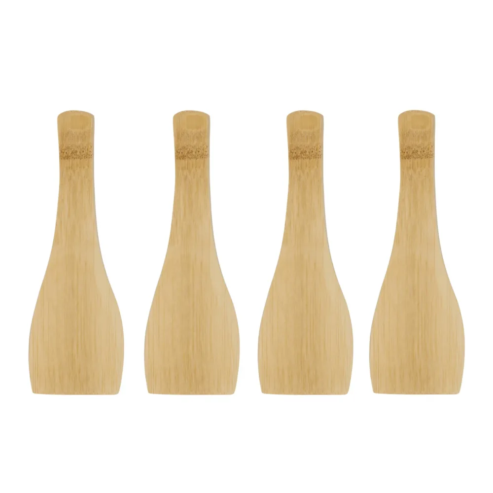 Raclette Spachtel Bambus 4er Set