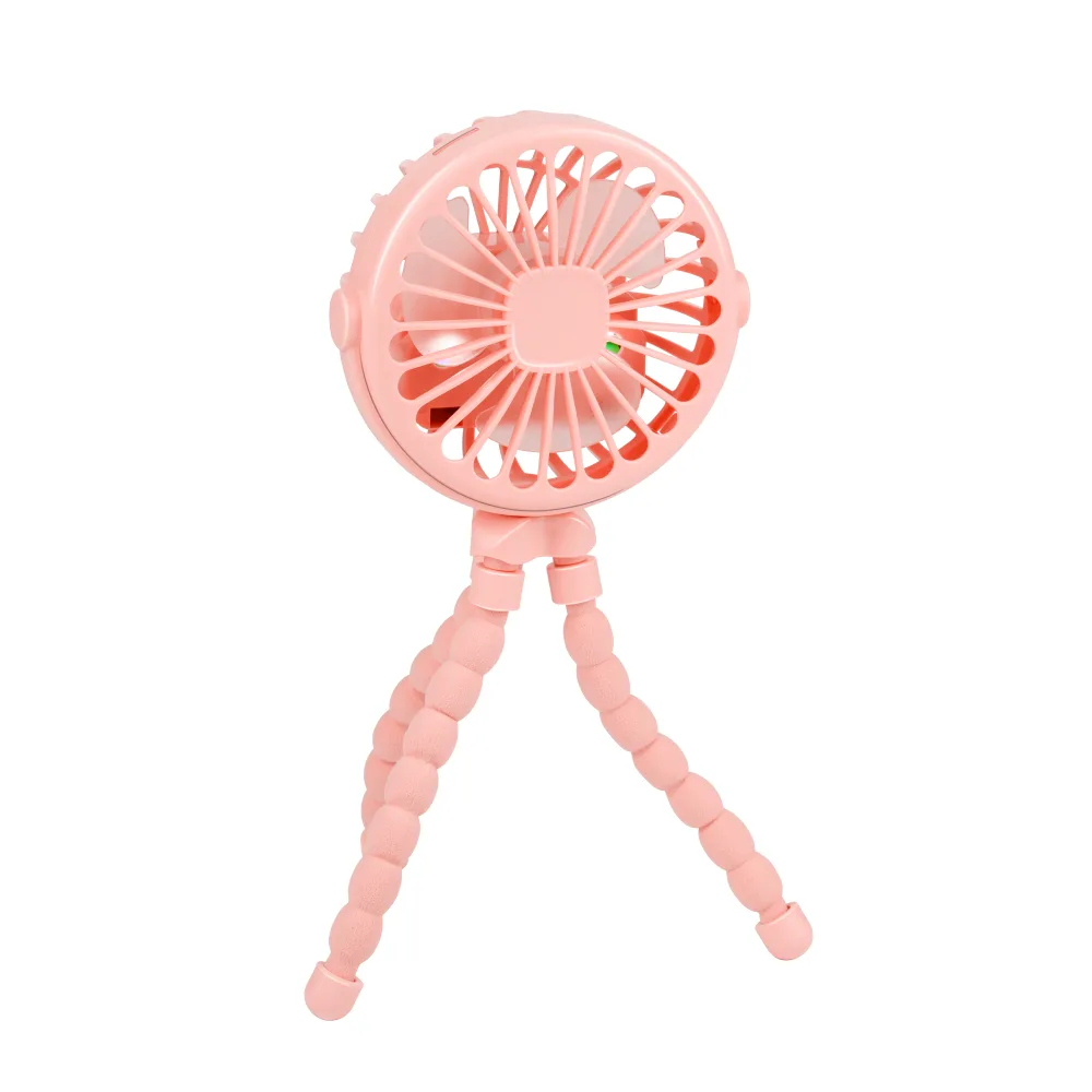 Mini Tischventilator USB 500mAh rosa