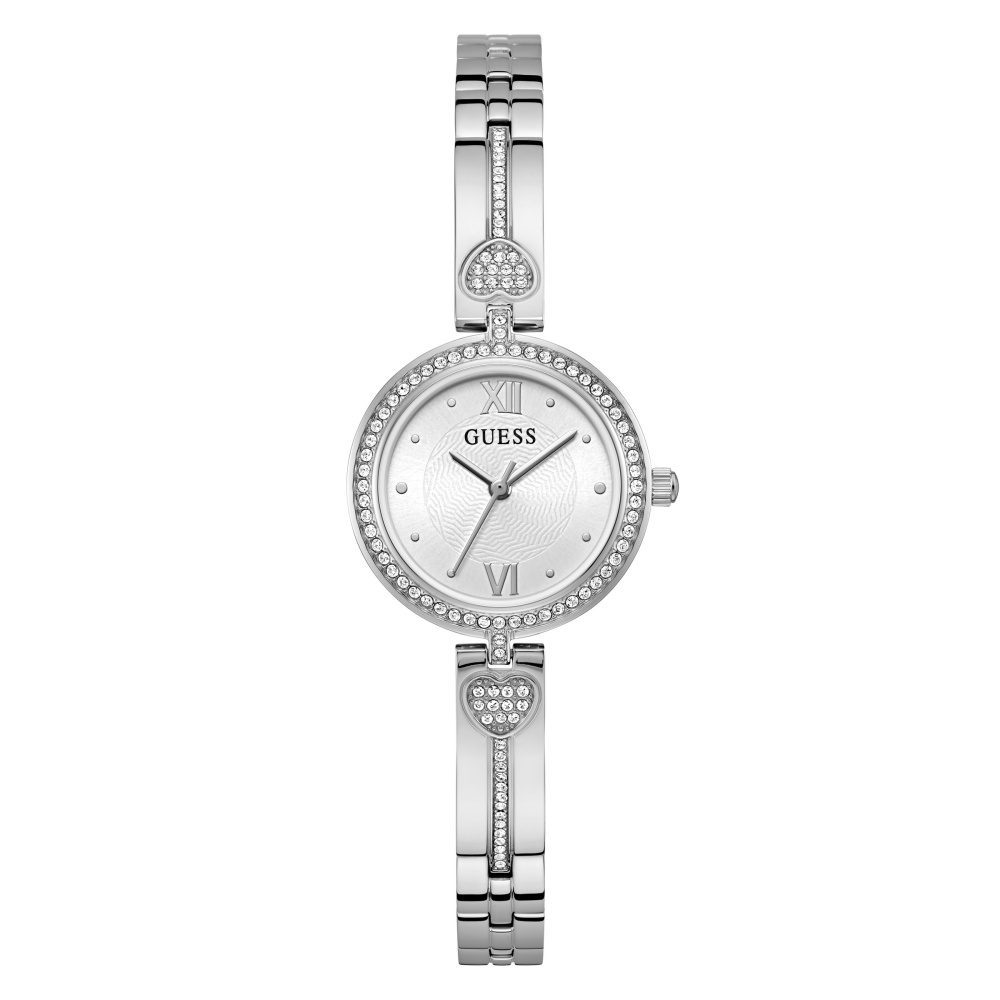 Guess - Analoguhr, Lovey, 27mm, Silber