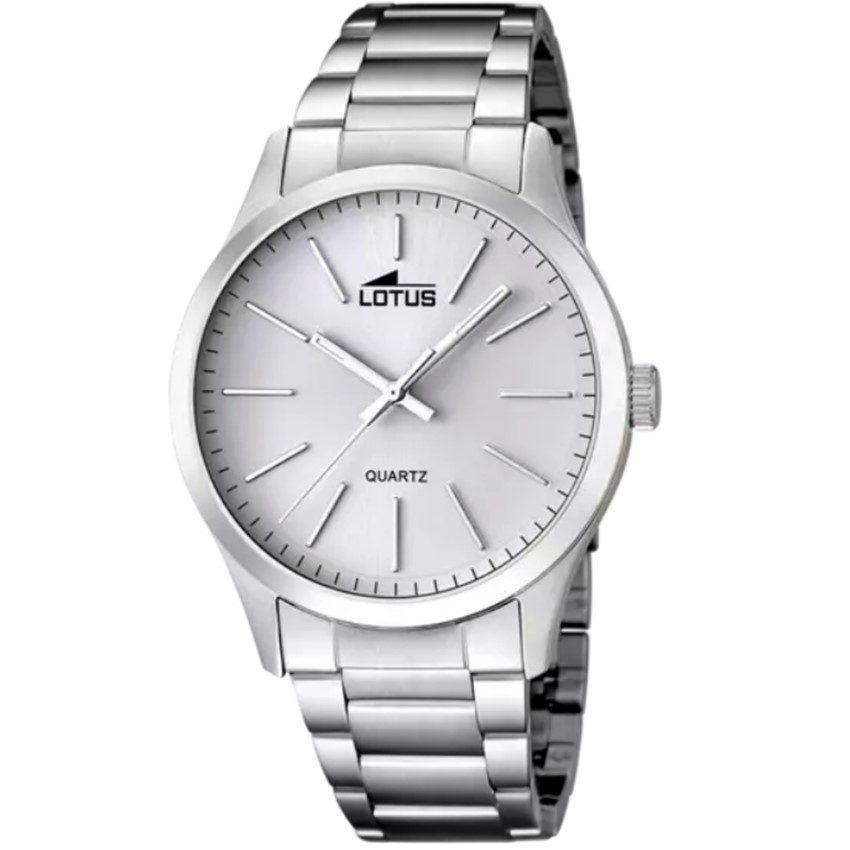 LOTUS - Analoguhr, Minimalist For Him, 42mm, Silber