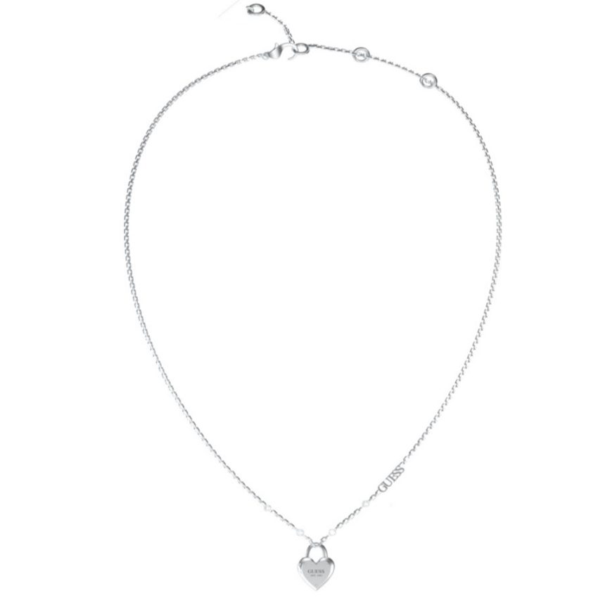 Guess - Halskette, All You Need Is Love, 40.5CM, Silber