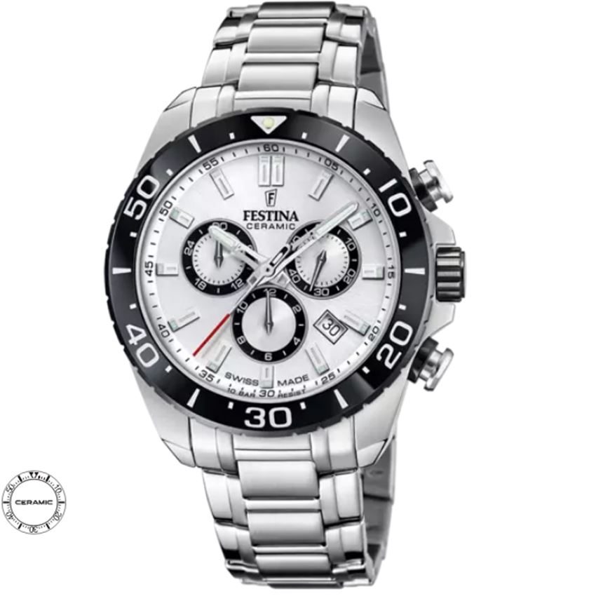 Festina F20042/1 Swiss Made Ceramic Herrenuhr