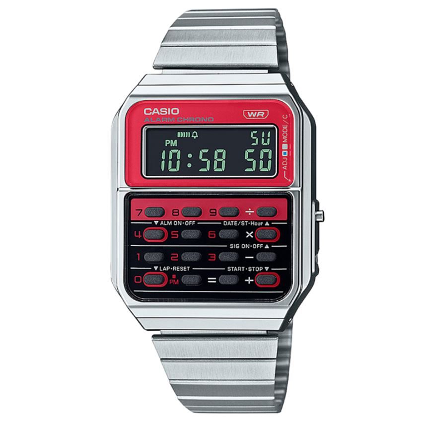CASIO - Vintage Edgy CA-500WE-4BEF Calculator, One Size