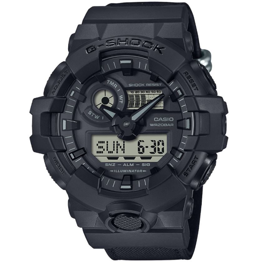 CASIO - GA-700BCE-1AER Utility Black Edition, One Size