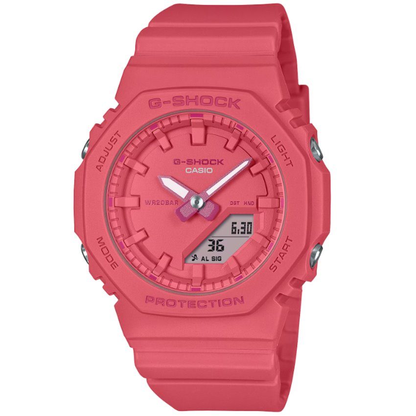 CASIO - Multifunktionsuhr, G-shock, 40mm, Rot