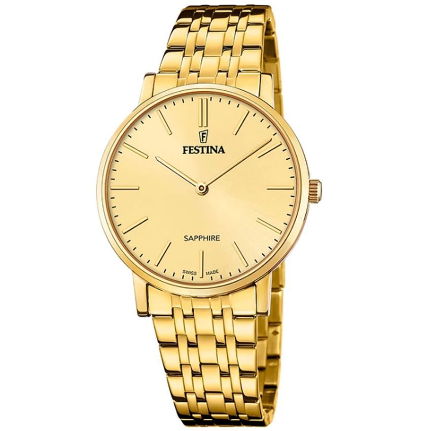 Festina F20046/3 Swiss Made Acero Klassik Herrenuhr