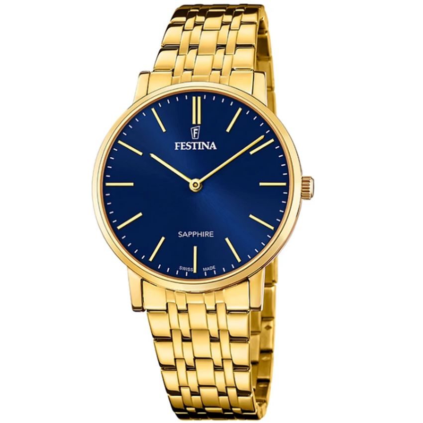 Festina F20046/4 Swiss Made Acero Klassik Herrenuhr