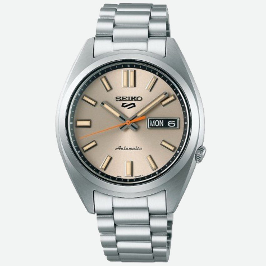 Seiko - Automatikuhr, 5 Sports, 37mm, Silber