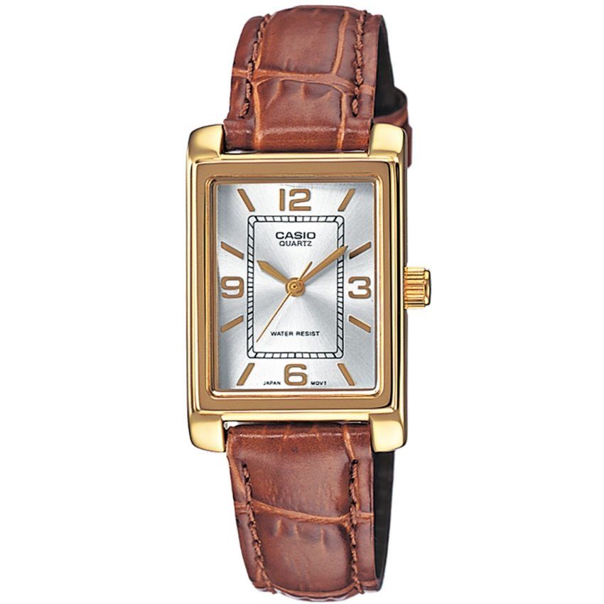 CASIO - Analoguhr,  TIMELESS COLLECTION Women, 21mm, Braun