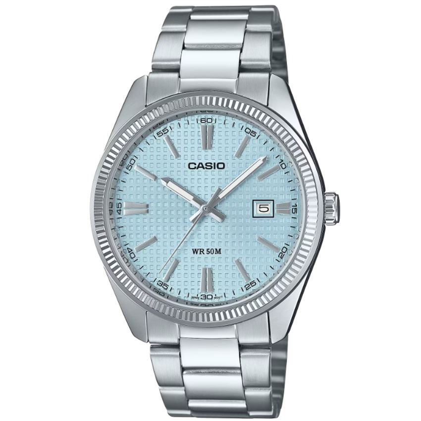 CASIO - Classic MTP-1302PE-2AVEF, One Size, Silber