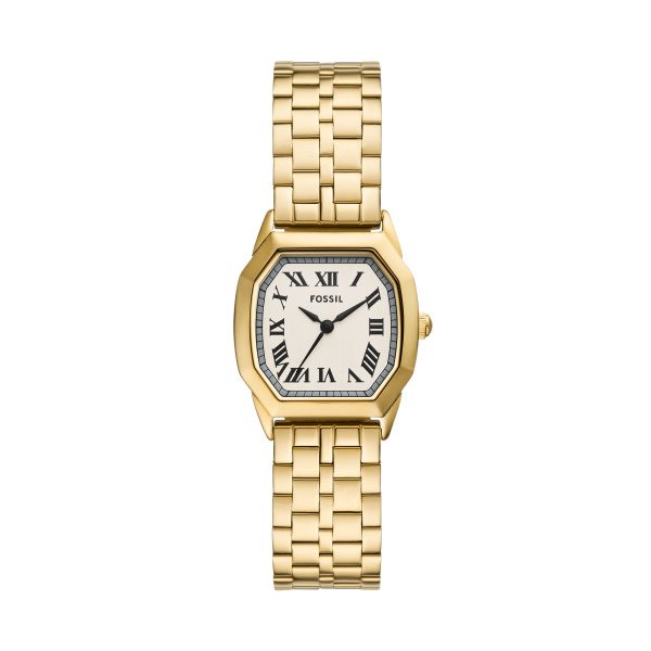 Fossil - Analoguhr, Harlow, 37mm, Gold