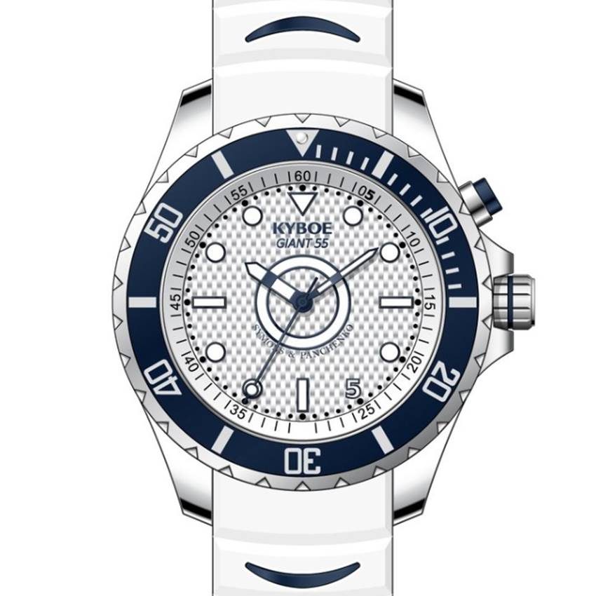 Kyboe GS.55.S.SW.DB.WH Giant 55 Raylay Herrenuhr