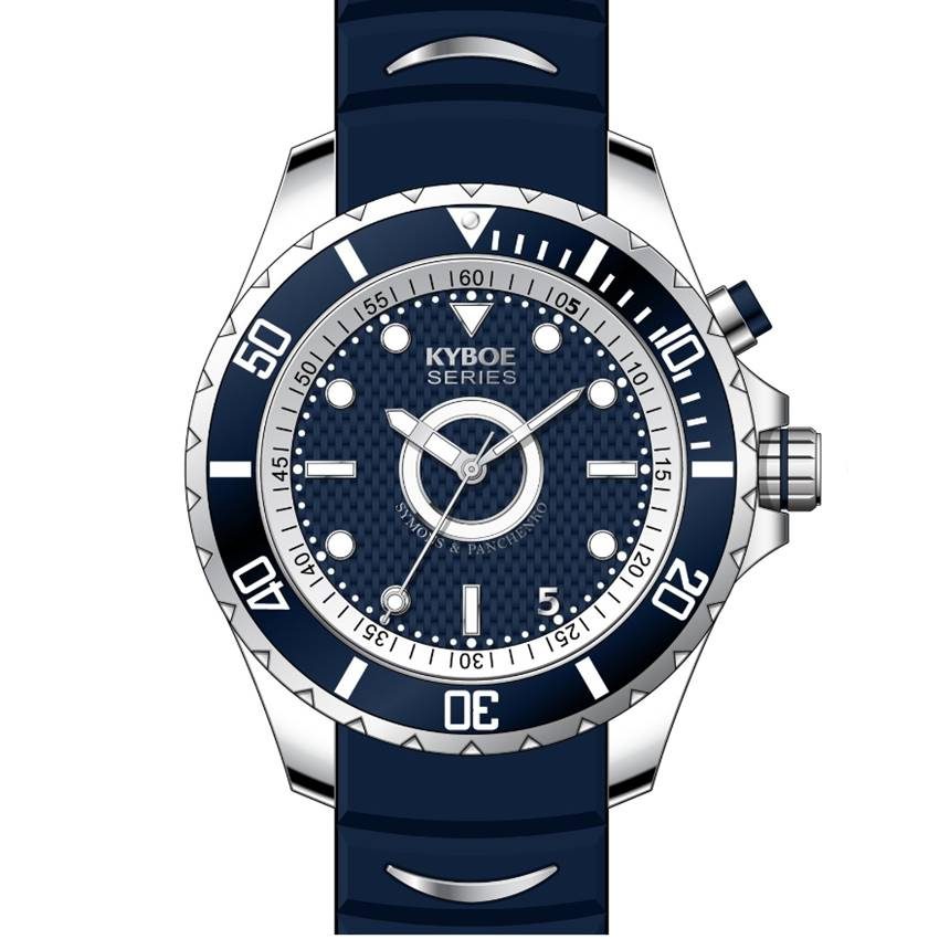 Kyboe GS.55.S.DB.DB Giant 55 Oslo Herrenuhr
