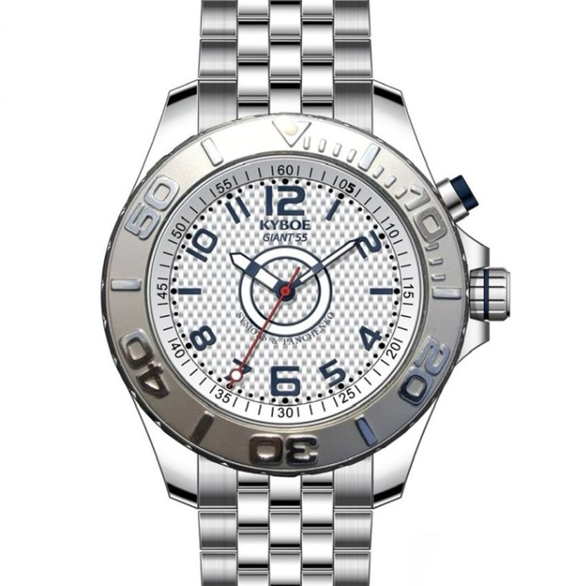 Kyboe GS.55.S.SW.SS Giant 55 Gunfire Herrenuhr