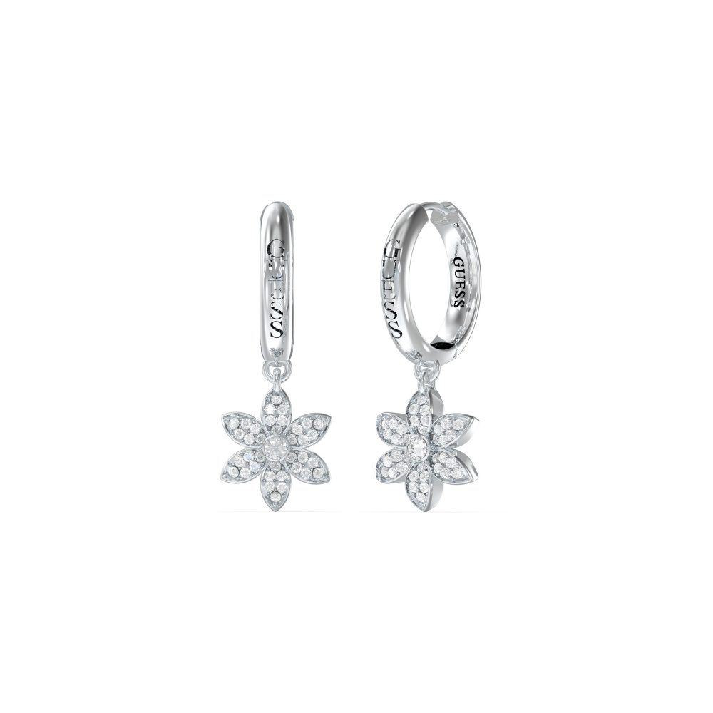 Guess JUBS04323JWRHT-U White Lotus Damen Ohrringe