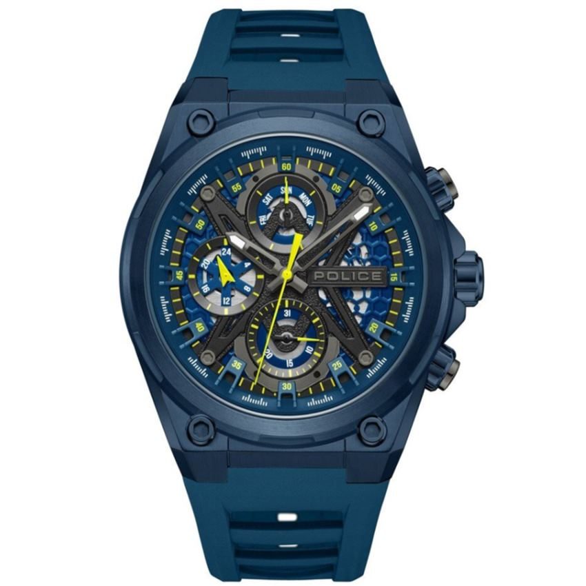 Police - PEWGQ0054302 Sonic Chrono, One Size, Blau