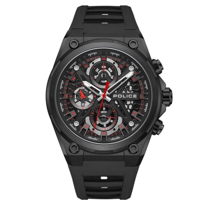 Police - PEWGQ0054303 Sonic Chrono, One Size, Schwarz