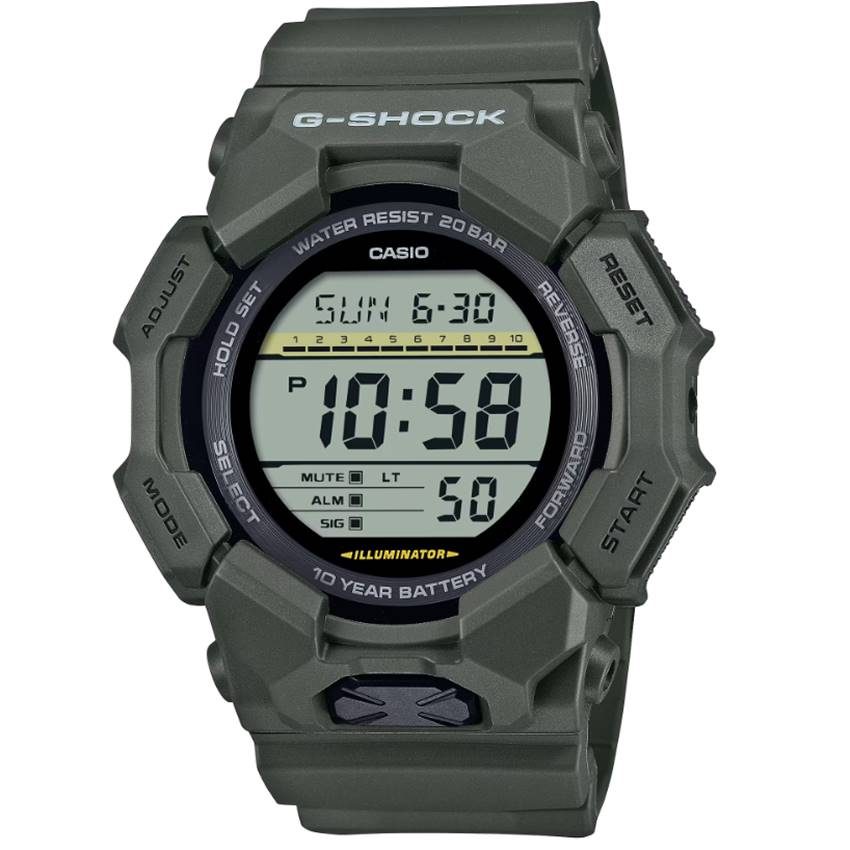 CASIO - Digitaluhr, G-SHOCK Classic, 49mm, Grün