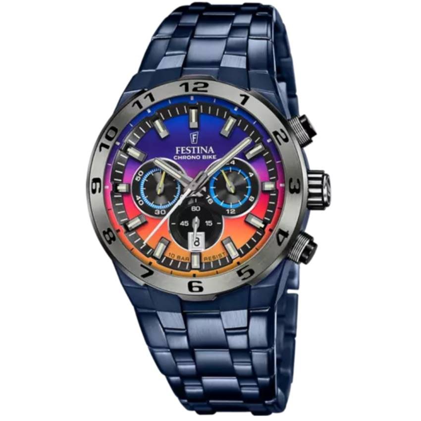 Festina - Chronograph Uhr, Special Editions, 44mm, Blau