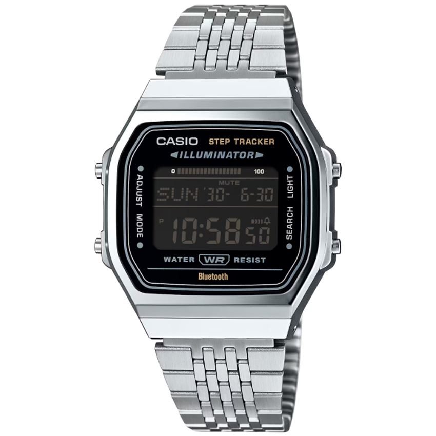CASIO - Vintage ABL-100WE-1BEF Connect, One Size, Silber