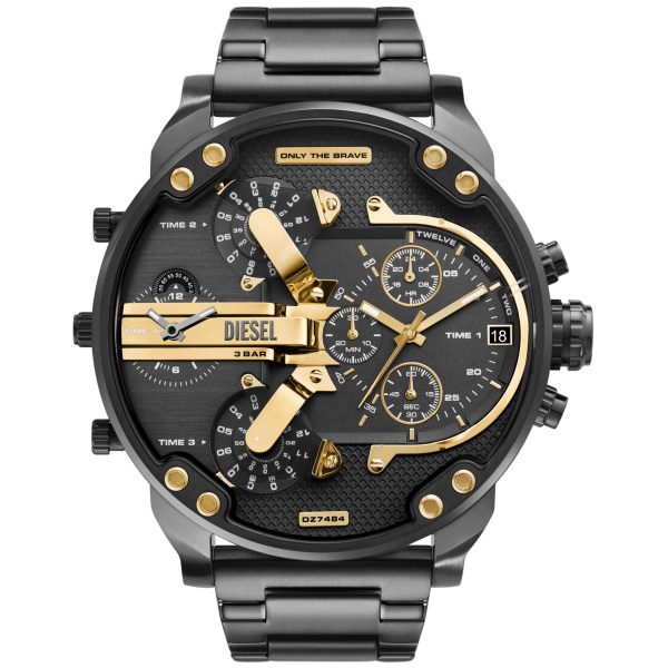 Diesel - Multifunktionsuhr, Mr. Daddy, 57mm, Black
