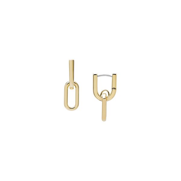 Fossil - Ohrstecker, Heritage, One Size, Goldfarben