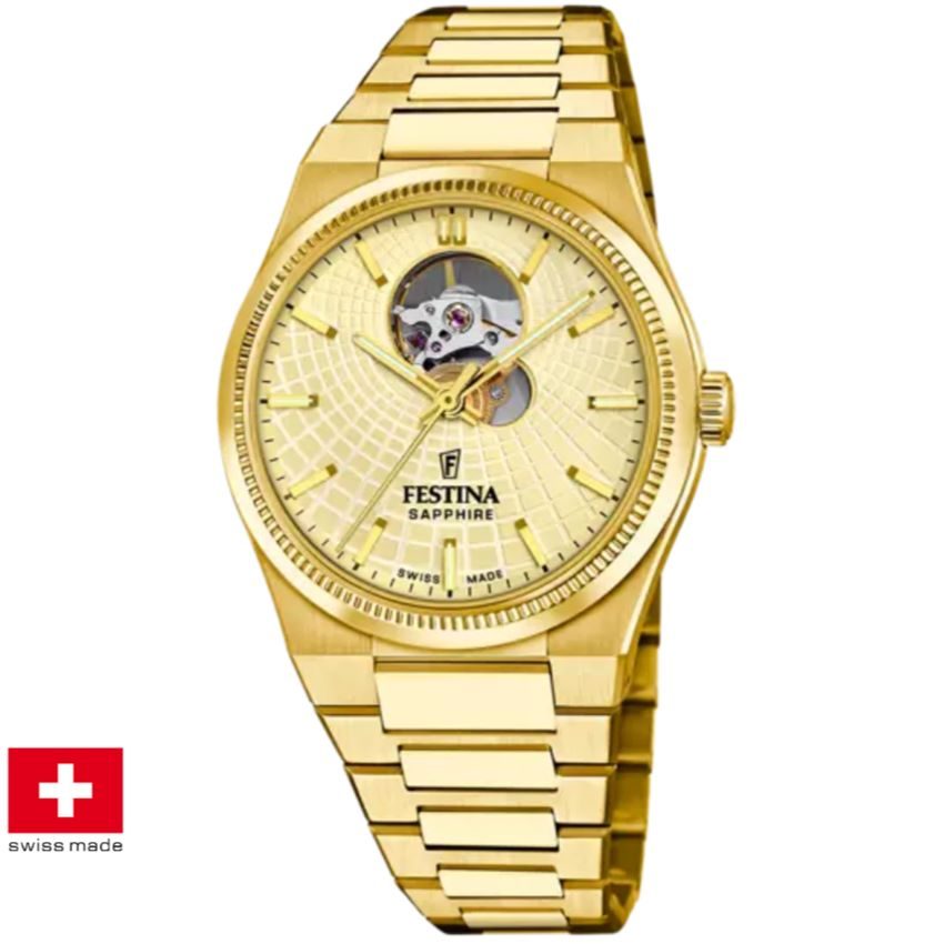 Festina Swiss Made F20062/2 Rive Automatik Herrenuhr