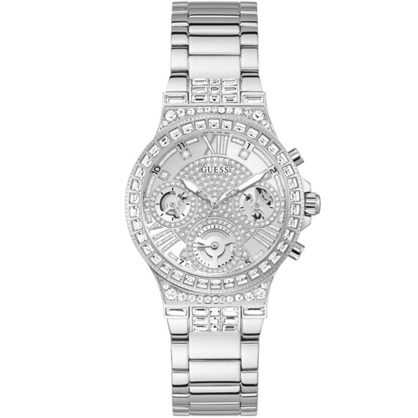 Guess - Multifunktionsuhr, Moonlight, 36mm, Silber