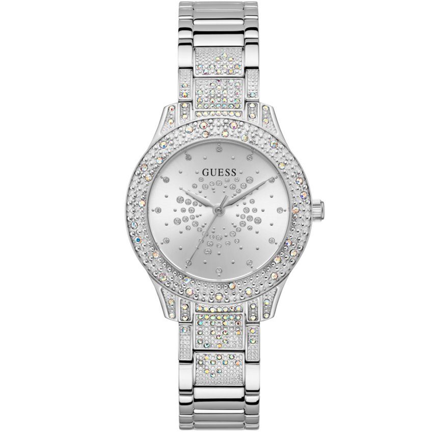 Guess - Analoguhr, Shooting Star, 36mm, Silber