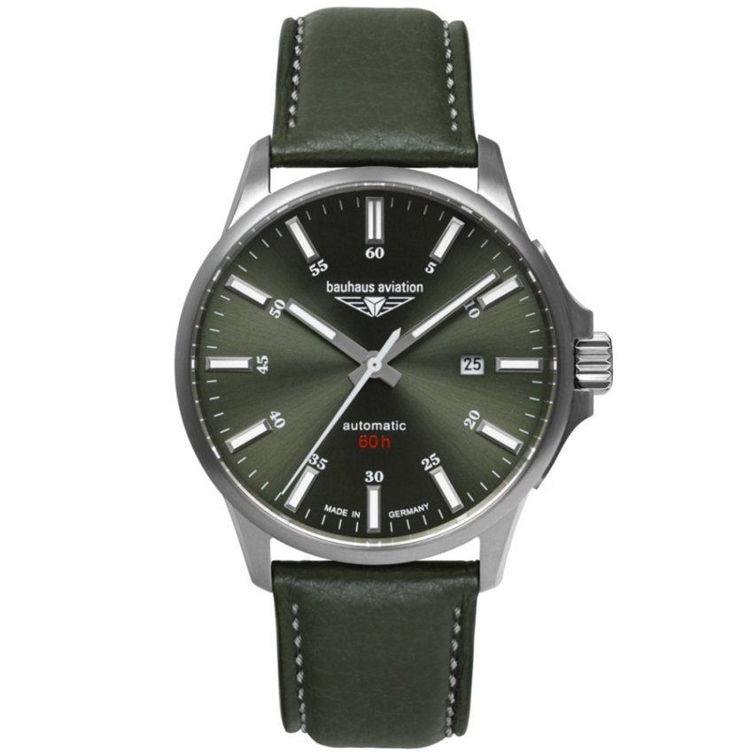 Bauhaus 28644 Bauhaus Aviation Titanium Automatik Herrenuhr