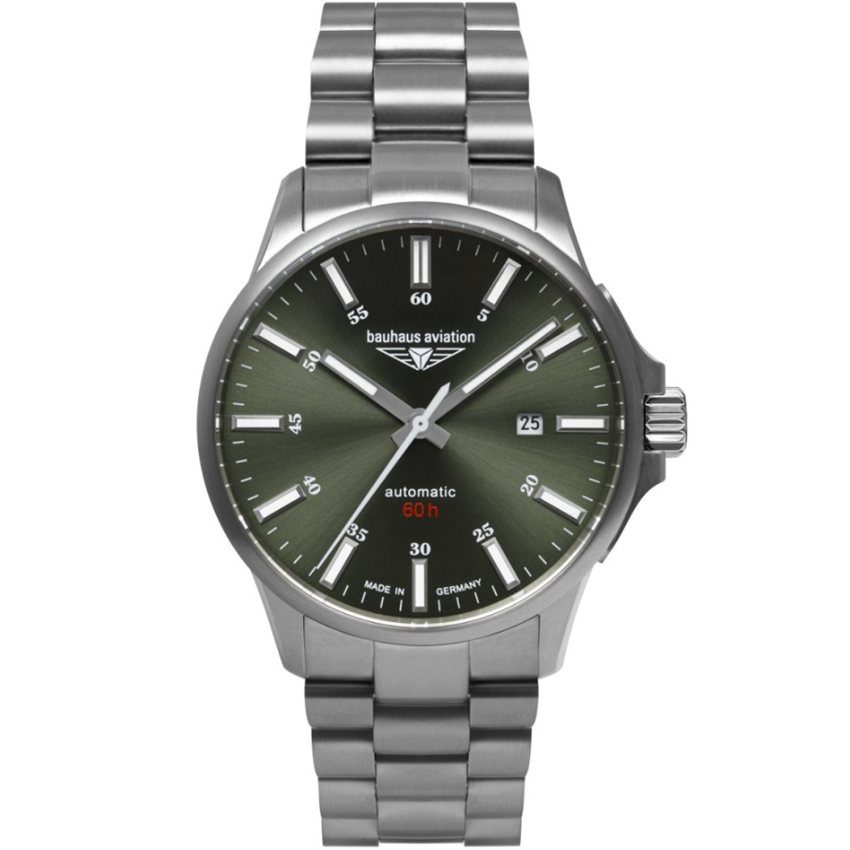 Bauhaus 2864M4 Aviation Titanium Automatik Herrenuhr